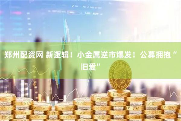 郑州配资网 新逻辑！小金属逆市爆发！公募拥抱“旧爱”