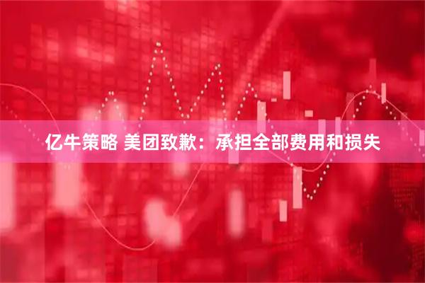 亿牛策略 美团致歉：承担全部费用和损失